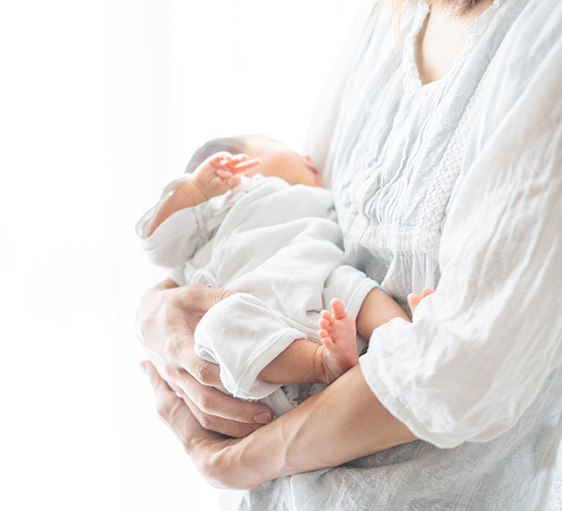 小さいお子様連れでも安心 おむつ交換台・キッズスペースあり